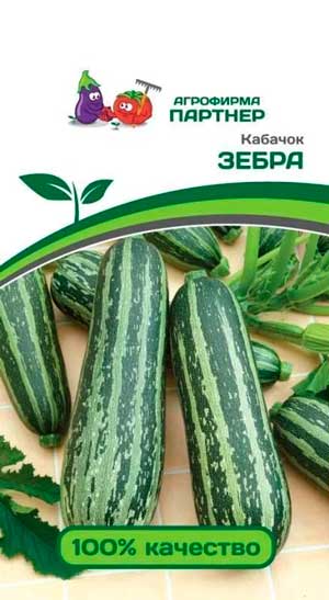 КАБАЧОК ЗЕБРА 10 шт. Партнер