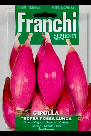 Лук репчатый Тропея длинный красный 4г.
