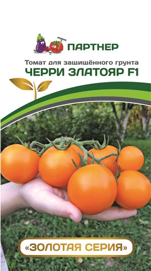ТОМАТ ЧЕРРИ ЗЛАТОЯР F1 5 шт. (Партнер)